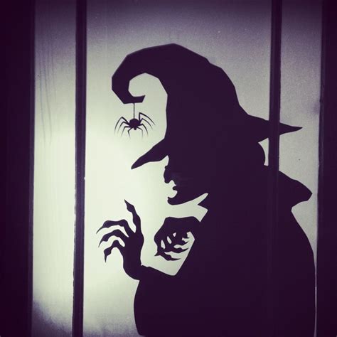 Witchj head silhouette